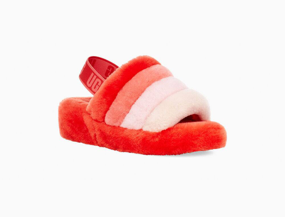 red ugg slippers women's